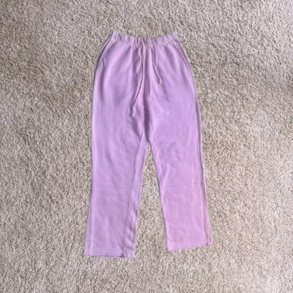 Elwood Pink Sweatpants โ 100% Cotton French Terry | Size S - Picture 2 of 8